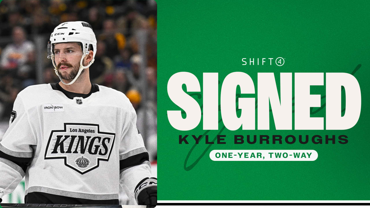 Dallas Stars sign defenseman Kyle Burroughs to one-year, two-way contract