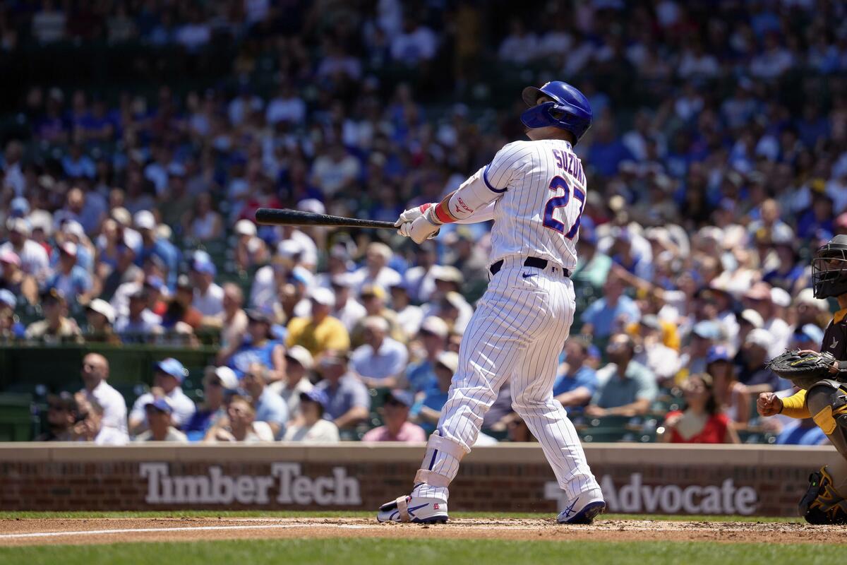 Baseball: Suzuki hits 100th MLB homer for Cubs in 23-3 rout of Padres