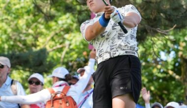 Golf: Iwai 3 strokes off pace heading into Evian Open final round