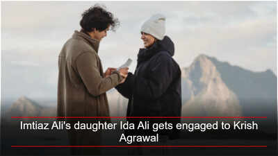 Imtiaz Ali's daughter Ida Ali gets engaged to Krish Agrawal; Shares romantic Norway proposal video