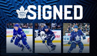 Maple Leafs Sign Quillan, Tverberg And Villeneuve