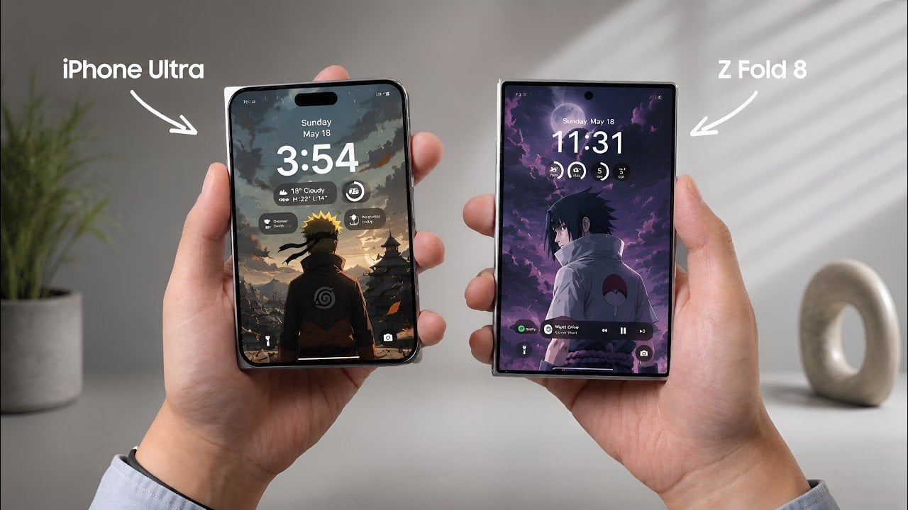 iPhone Ultra vs Galaxy Z Fold 8 Battery Comparison