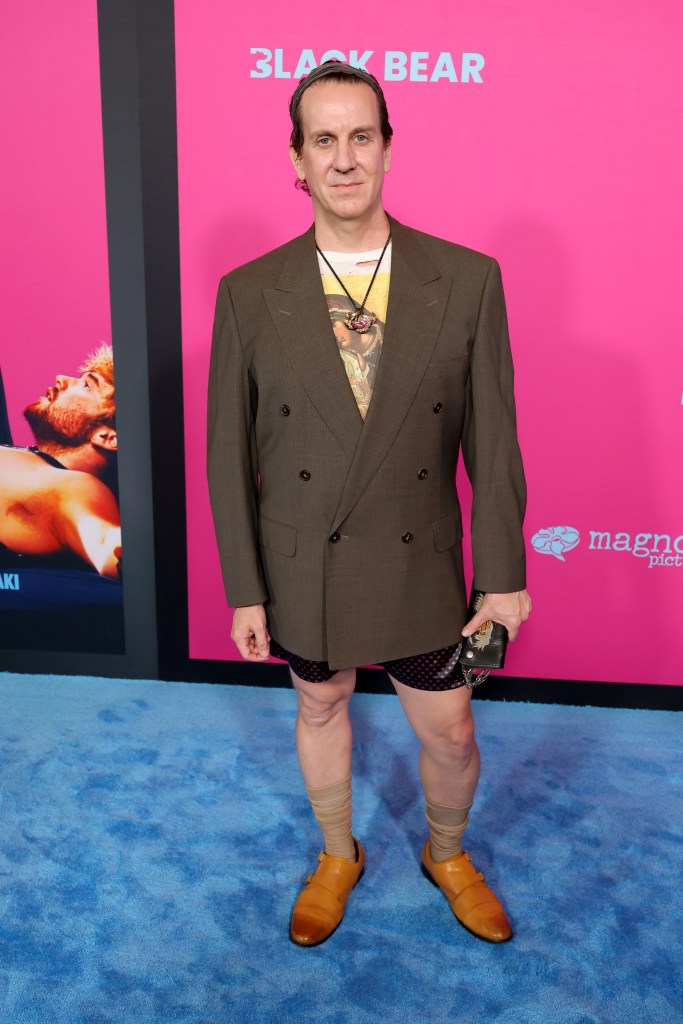 Jeremy Scott at the premiere of "I Want Your Sex"