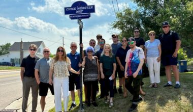 Mattawa unveils the 'Chick Webster Way’ to honour former NHL player