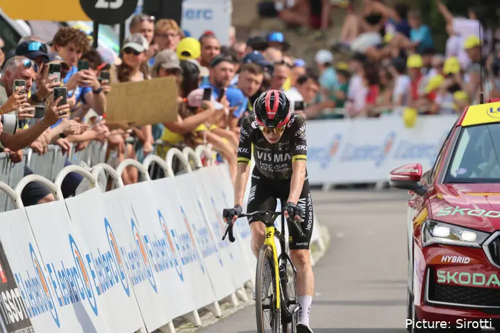 Jonas Vingegaard at the 2026 Tour de France