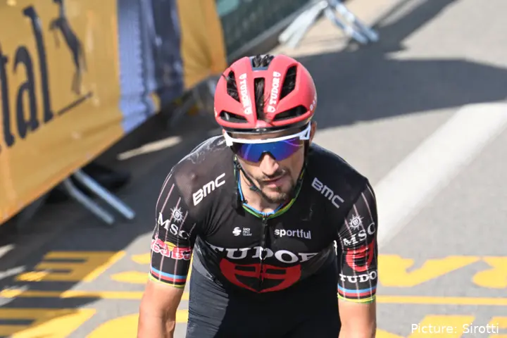 Julian Alaphilippe on stage 11 of the 2026 Tour de France