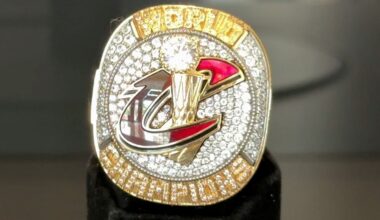 Cavs unveil 10th anniversary championship exhibit