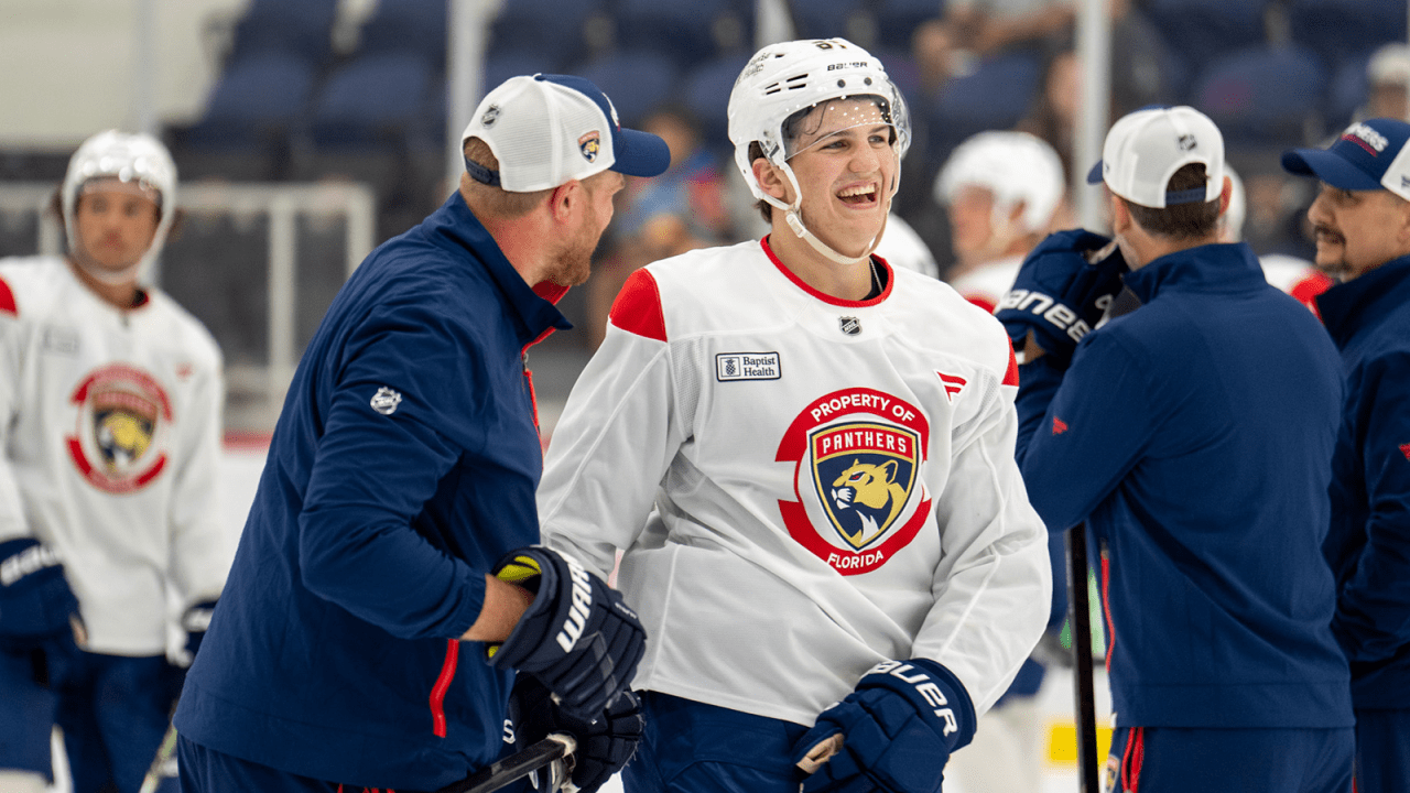 Shea Busch was ‘definitely a leader’ at development camp for Panthers