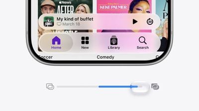 liquid glass slider