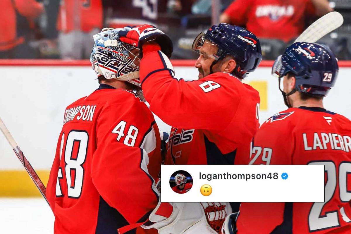 Capitals use Alex Ovechkin goal against Logan Thompson in schedule release video — and he noticed