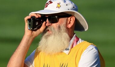 The Open leader Lucas Herbert's caddie was spotted using a rangefinder at Royal Birkdale.