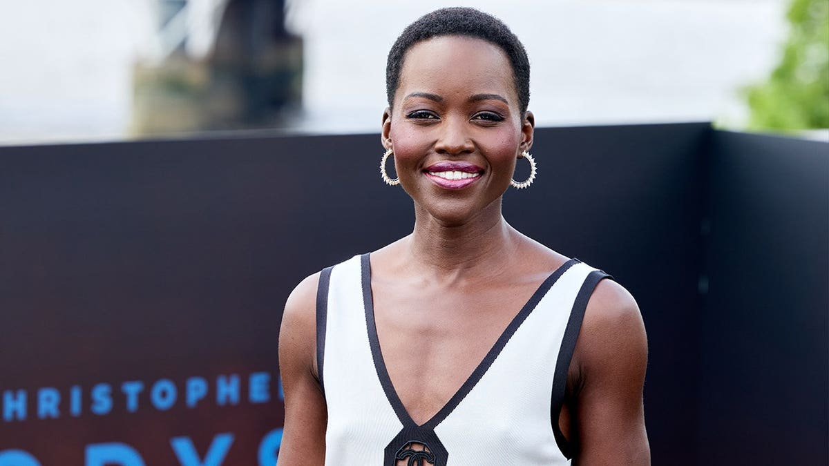 Lupita Nyong'o at the London photocall for 
