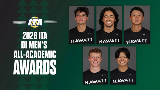 D1 Men's Tennis All-Academic Award Winners