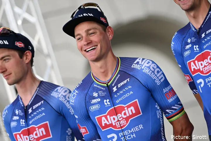 Mathieu van der Poel at the 2026 Tour de Suisse
