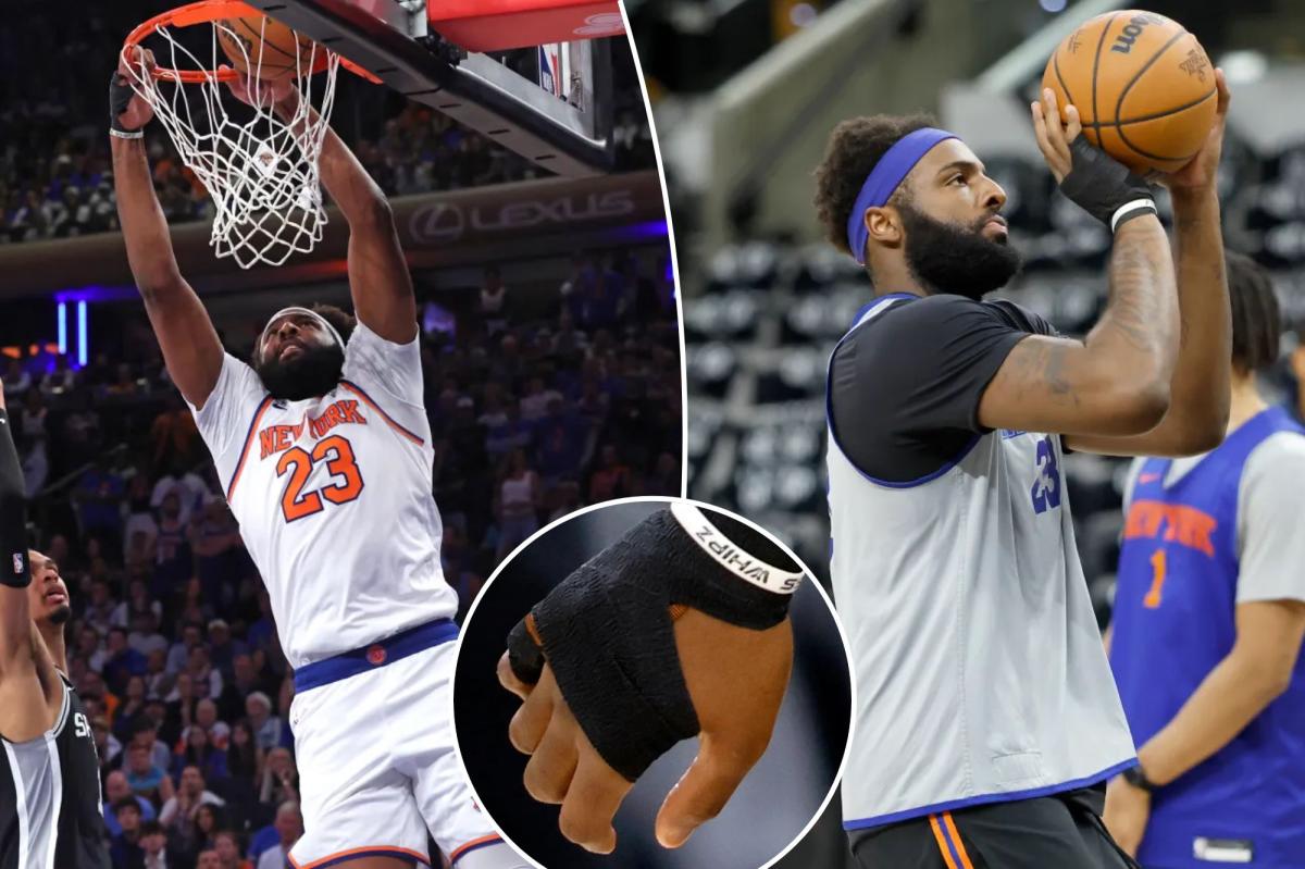 Mitchell Robinson reveals how he injured hand before NBA Finals