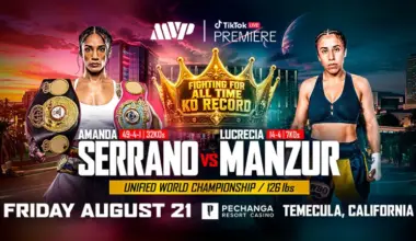 Serrano vs Manzur: First-Ever Boxing on TikTok LIVE Aug 21
