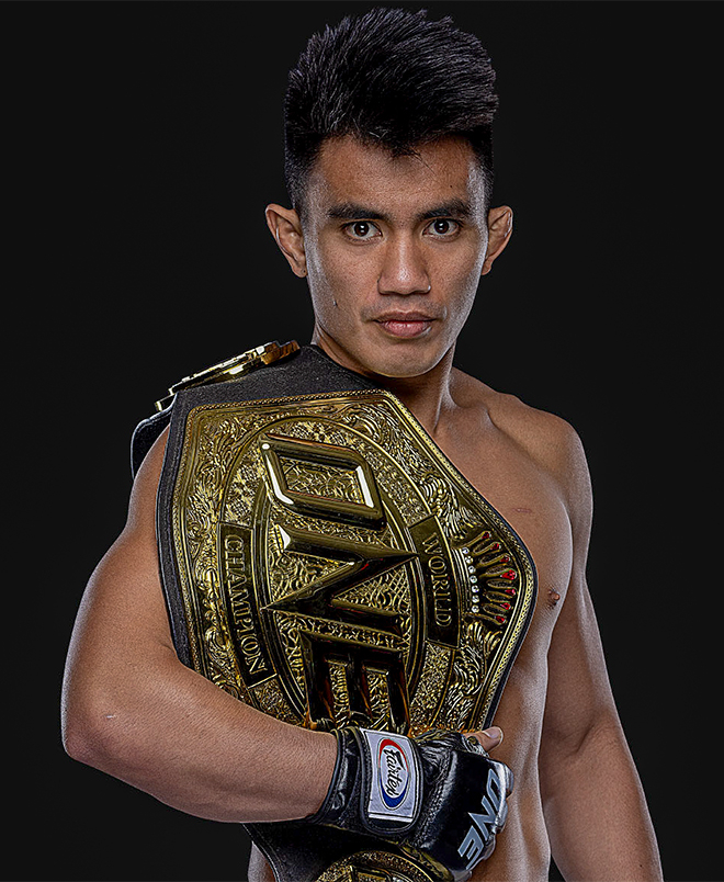 Joshua Felix Pacio is the 5th, 7th, and 9th ONE Championship mixed martial arts champion. 사진=Group One Holdings Pte. Ltd.