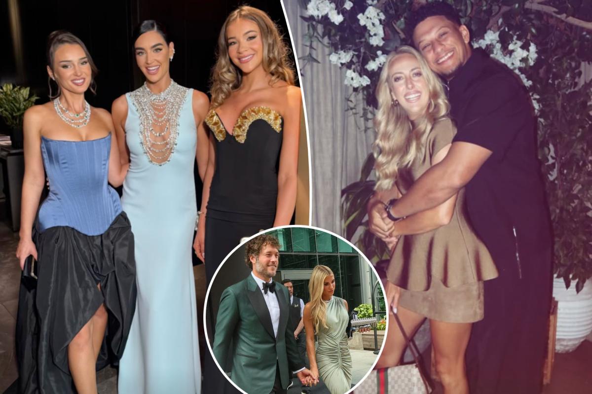 All the NFL WAGs spotted at Taylor Swift and Travis Kelce's wedding