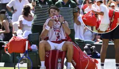 Alex de Minaur feeling 'broken inside' after Wimbledon exit