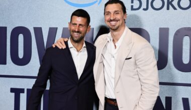 Novak Djokovic brings together the biggest names in sport in New York
