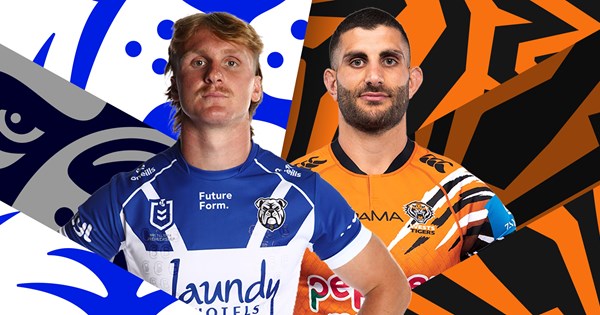 NRL 2026, Round 20, match preview, team lists, Bulldogs, Wests Tigers, updates, injuries