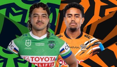 NRL 2026, Canberra Raiders, Wests Tigers, round 21, preview, team lists, injuries, updates