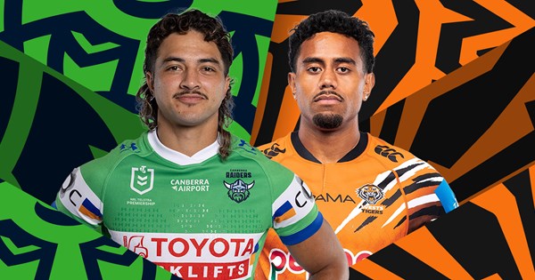 NRL 2026, Canberra Raiders, Wests Tigers, round 21, preview, team lists, injuries, updates