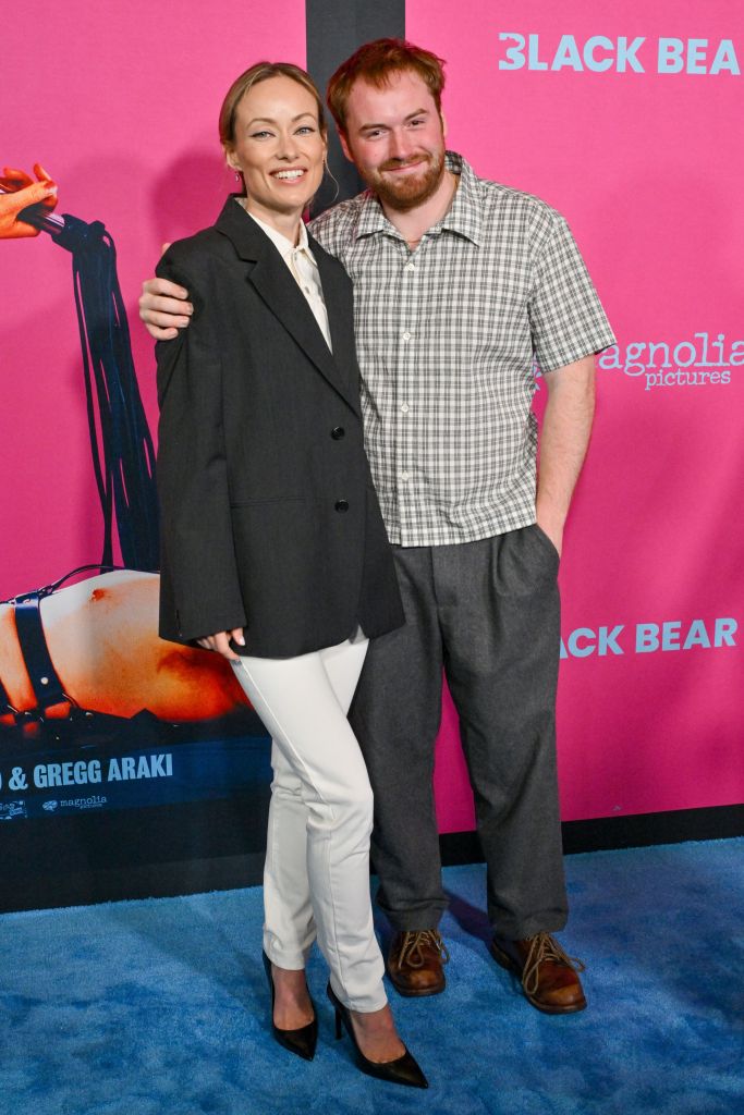 Olivia Wilde and Cooper Hoffman at the premiere of "I Want Your Sex"