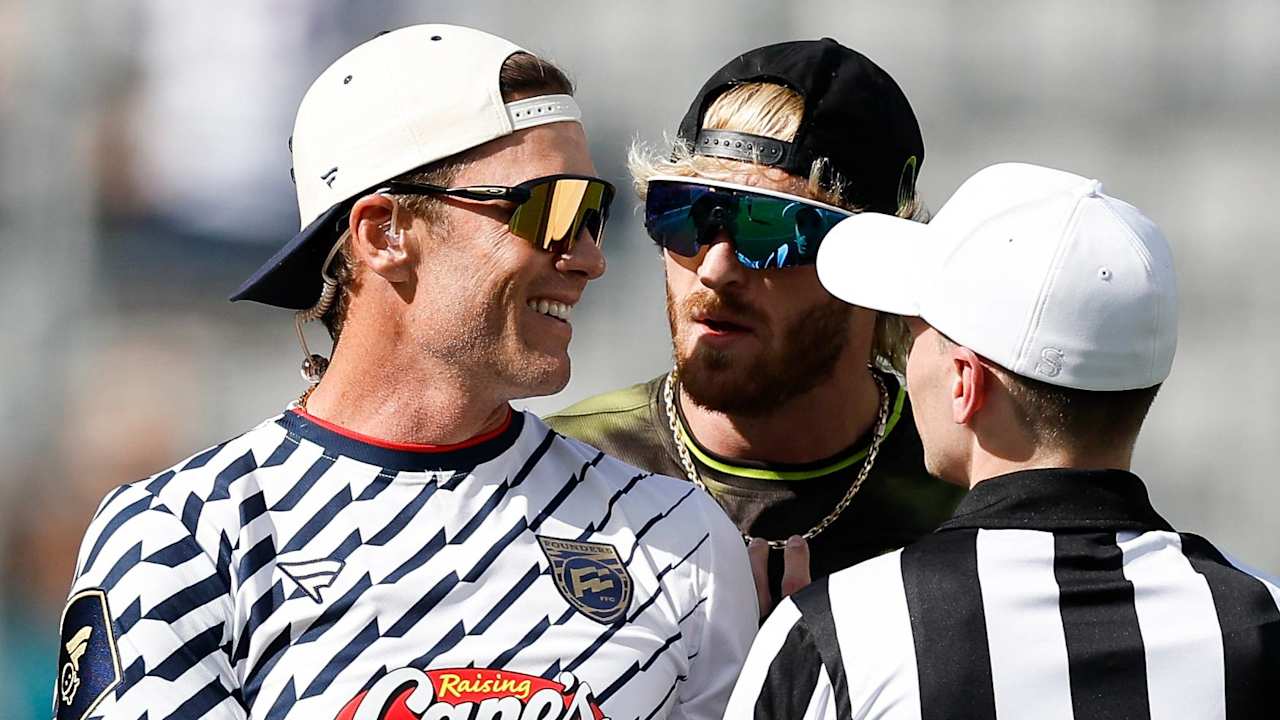 Tom Brady teases 'at least one match' with WWE, slaps Logan Paul