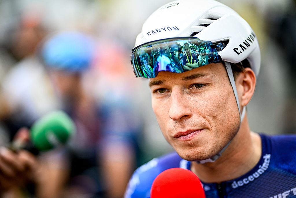 Belgian Jasper Philipsen of Alpecin-Premier Tech pictured at the start of stage 7 of the 2026 Tour de France cycling race, a stage of 175km from Hagetmau to Bordeaux, on Friday 10 July 2026. The 113th edition of the Tour de France starts on Saturday 4 July in Barcelona, Spain, and will finish in Paris, France on the 26th of July. BELGA PHOTO JASPER JACOBS (Photo by JASPER JACOBS / BELGA MAG / Belga via AFP)