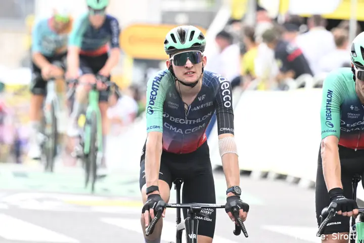 Paul Seixas on stage 12 of the 2026 Tour de France