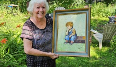 Orillia artist 'gobsmacked' after being reunited with painting — 50 years later