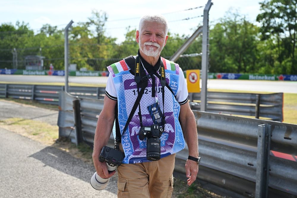 Petr Pavel, President of Czech Republic and Photographer at trackside
