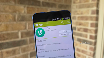 phone with Vine app on Android Market