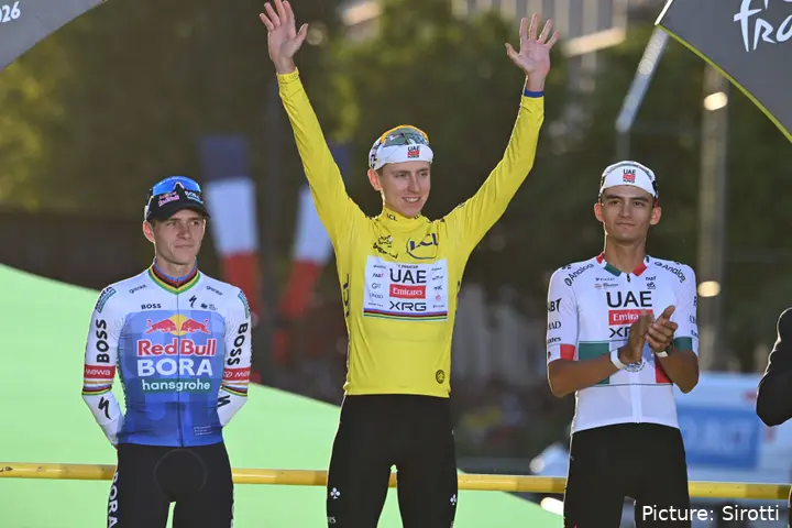 Tadej Pogacar wins the Tour de France 2026