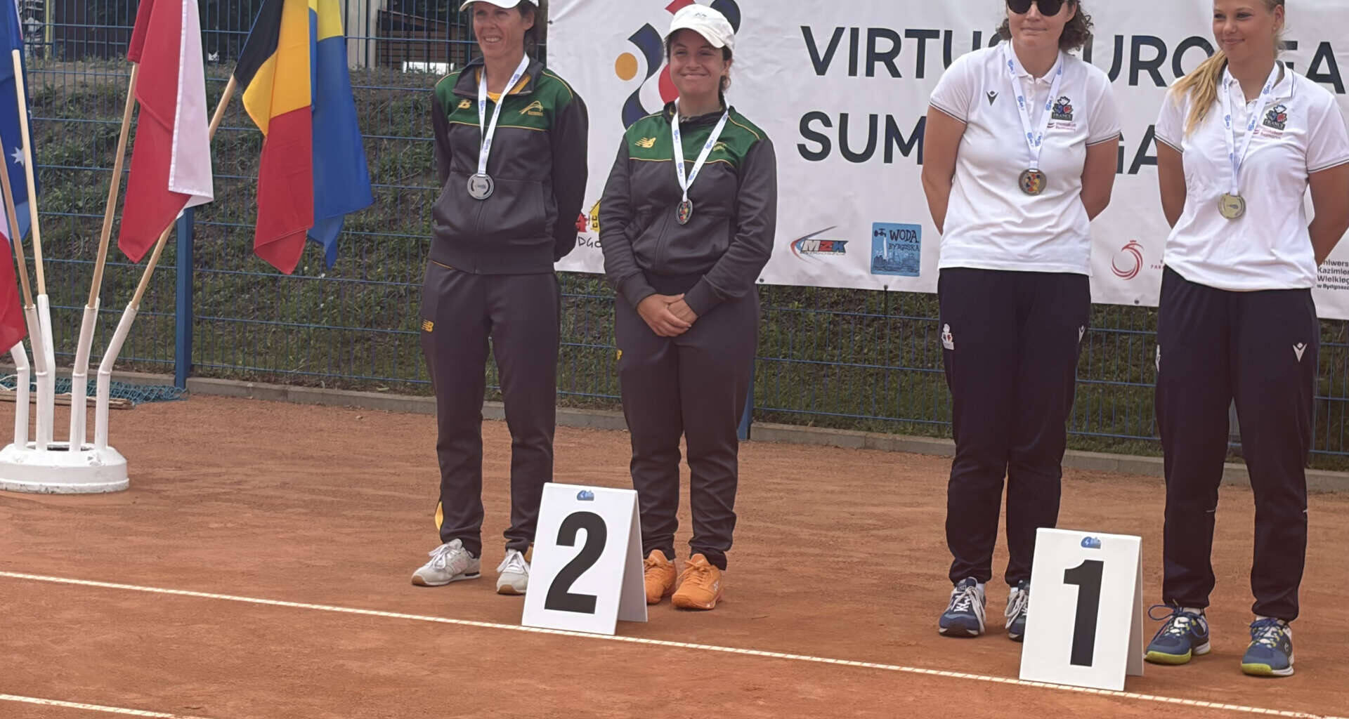 Greek Australian tennis player Andriana Petrakis wins silver and bronze at European Summer Games