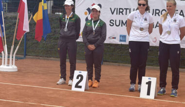 Greek Australian tennis player Andriana Petrakis wins silver and bronze at European Summer Games