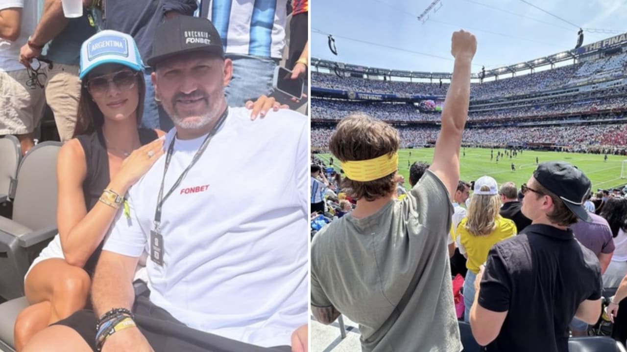 NHL players take in World Cup Final at Metlife Stadium