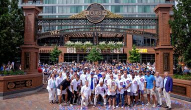 Chicago Cubs unveil 'Champions Gate' in front of Wrigley Field