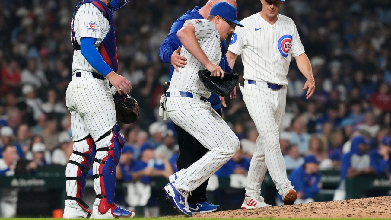 Cubs reliever Trent Thornton day-to-day with bruised left heel