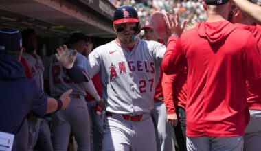 Mike Trout has 1st 4-hit game in 5 years, moves up Angels' lists
