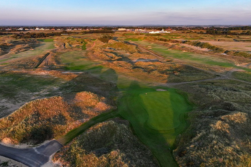 The 11th hole at Royal Birkdale, home of the 2026 Open Championship.