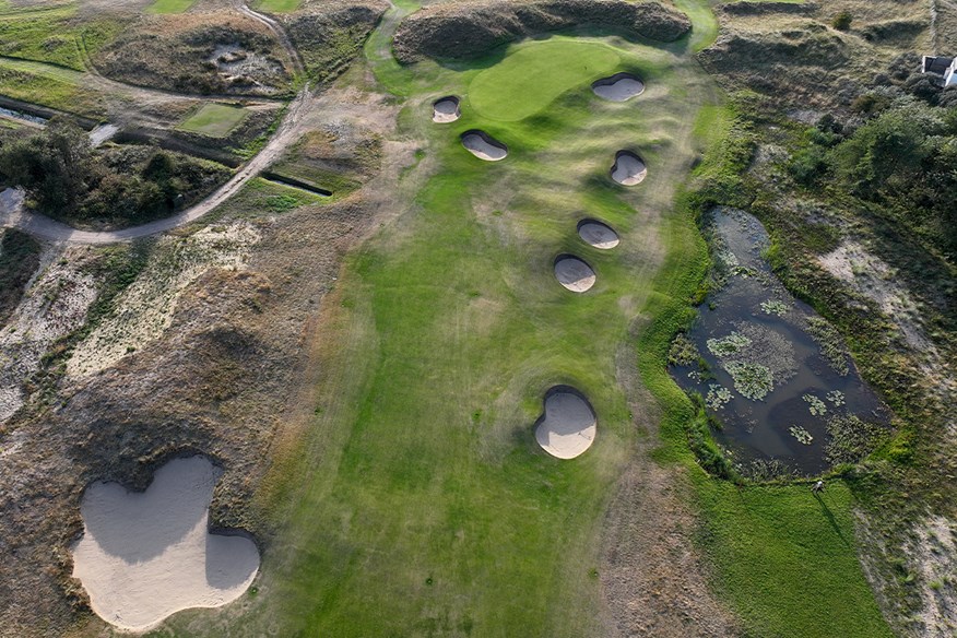 The 5th hole at Royal Birkdale, home of the 2026 Open.