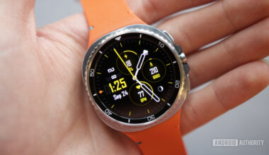 Samsung Galaxy Watch 8 Classic with a WatchMaker watch face.