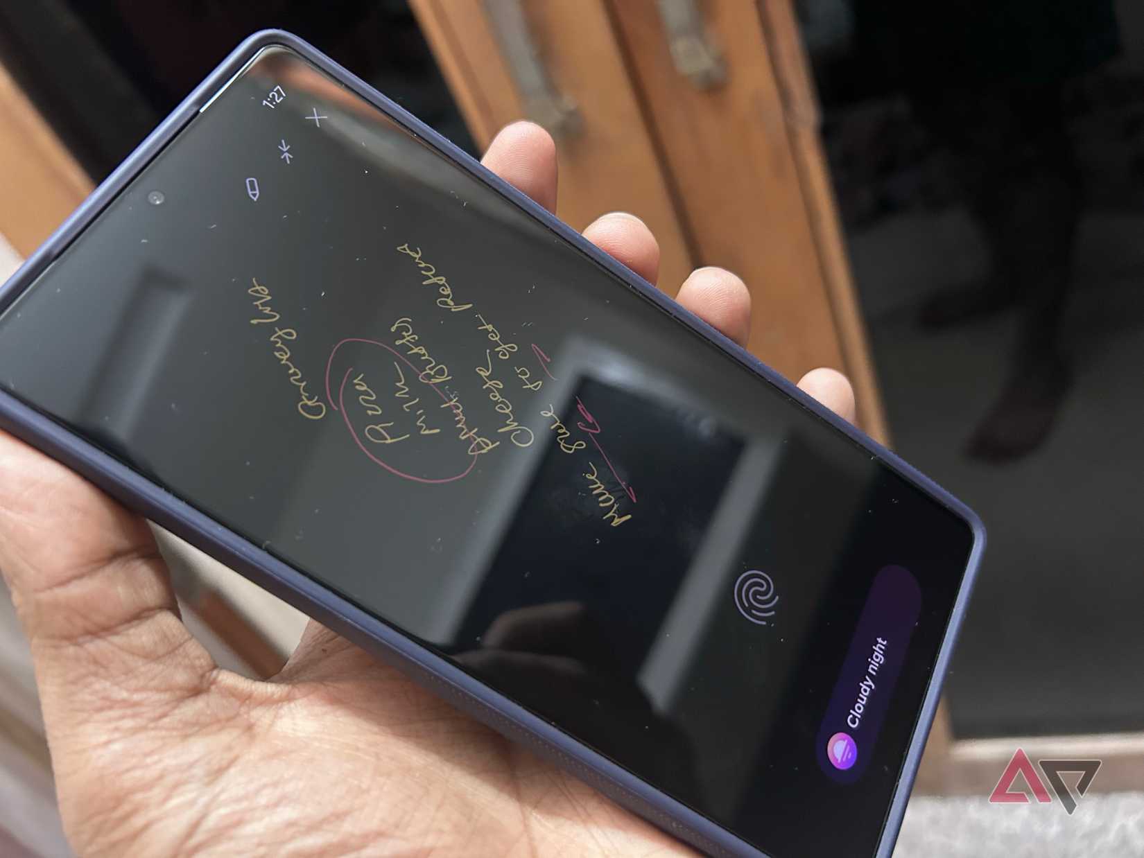 Pinned note on Samsung