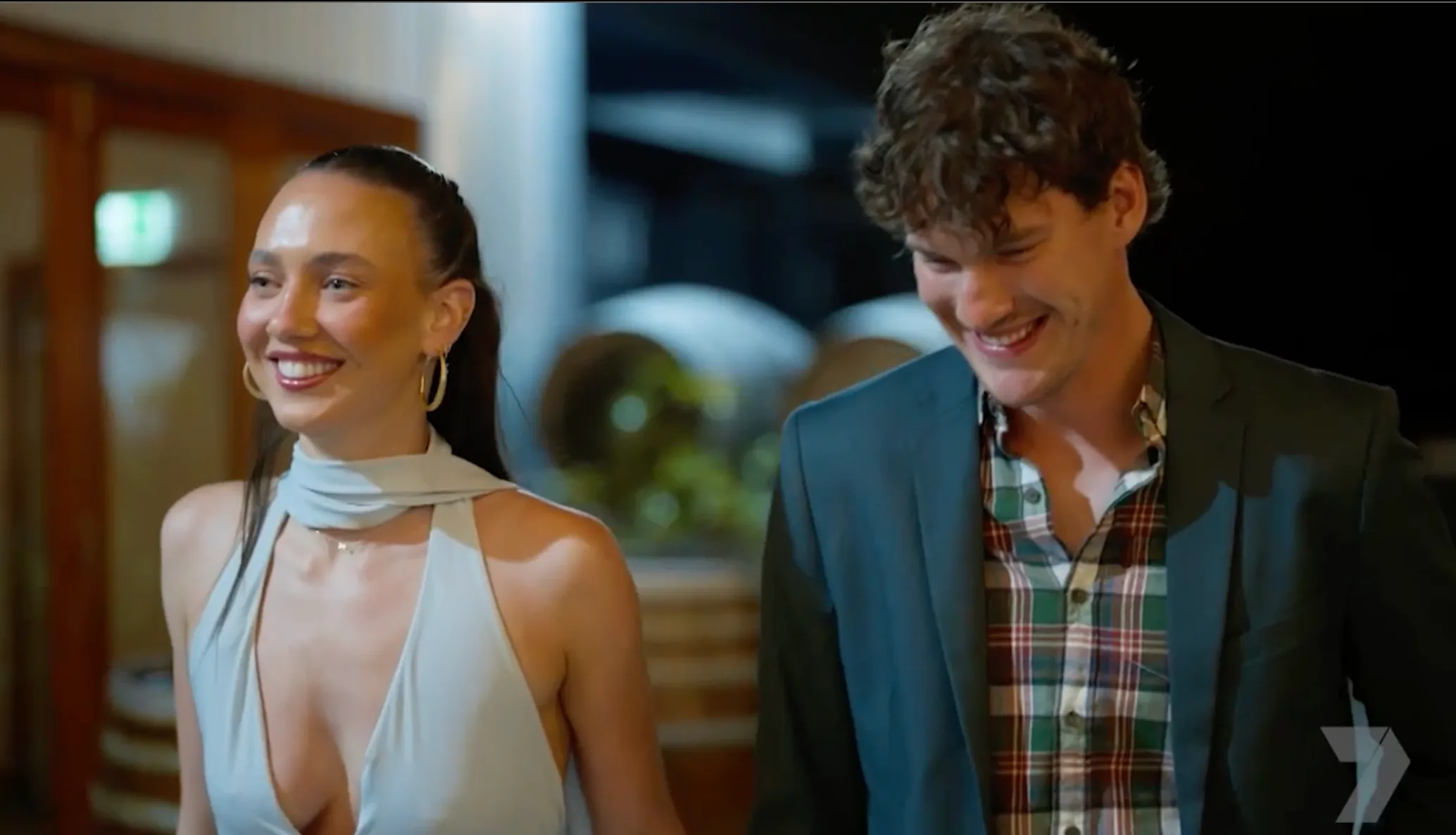 Mieke and Zac on their final date on Farmer Wants A Wife 