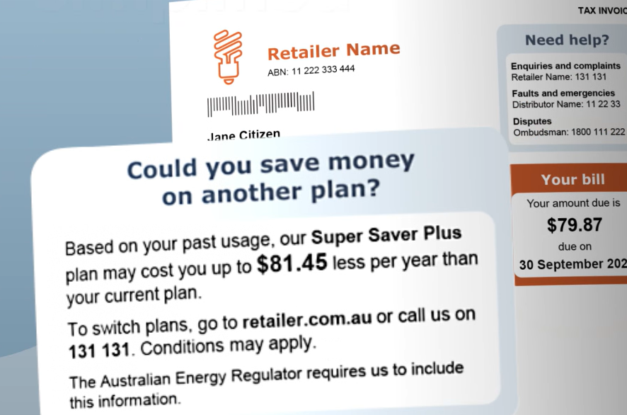 example of a better offer on an electricity bill