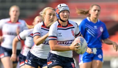 Picture by Fabrice Rodriguez/SWpix.com - 25/07/2026 - Rugby League - Women's International - France v England - Stade Ernest-Wallon, Toulouse, France - England...s Isabel Rowe