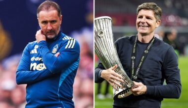 Vitor Pereira and Oliver Glasner
