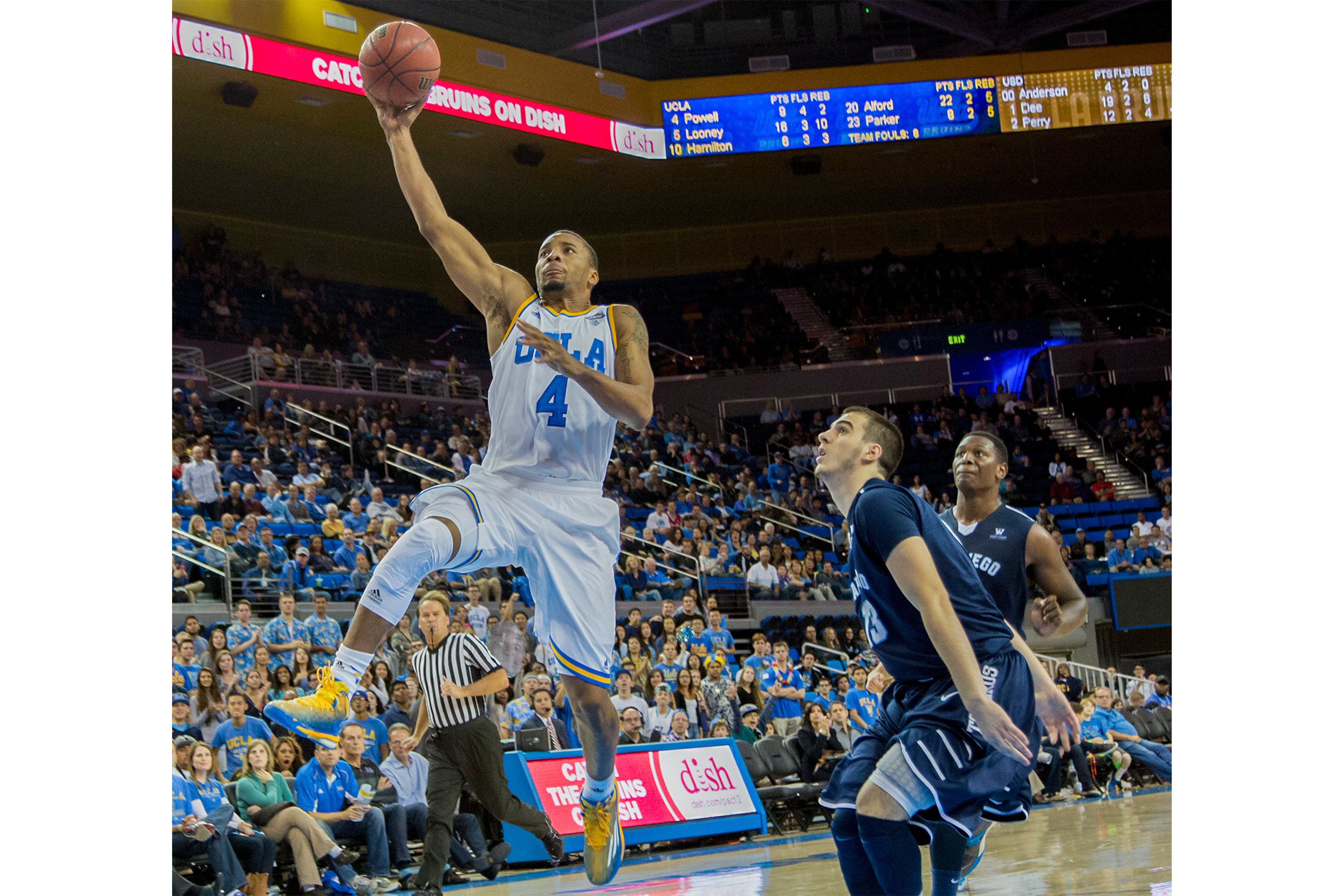 Former UCLA guard Norman Powell rises for a bucket in transition. Powell signed a two-year, $45 million contract with the Chicago Bulls this summer. (Daily Bruin file photo)